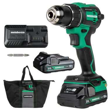 Metabo HPT 18V MultiVolt Driver Drill Cordless Kit