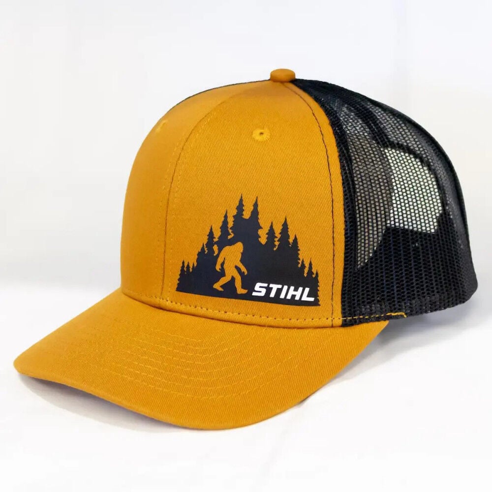 Stihl Sasquatch Snapback Hat Caramel Chino and Black OSFM, large image number 2