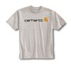 Carhartt Short-Sleeve Logo T-Shirt Heather Gray Extra Large Regular, small