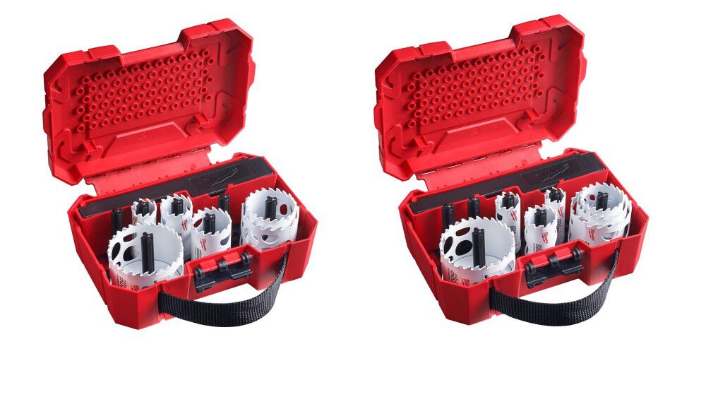 Milwaukee HOLE DOZER with Carbide Teeth Electrician & Plumber Hole Saw Bundle 22pc, large image number 1