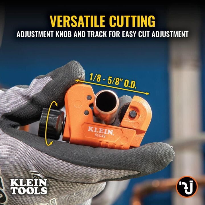Klein Tools Ultra-Compact 5/8 Inch Orange Nano Tubing Cutter, large image number 3
