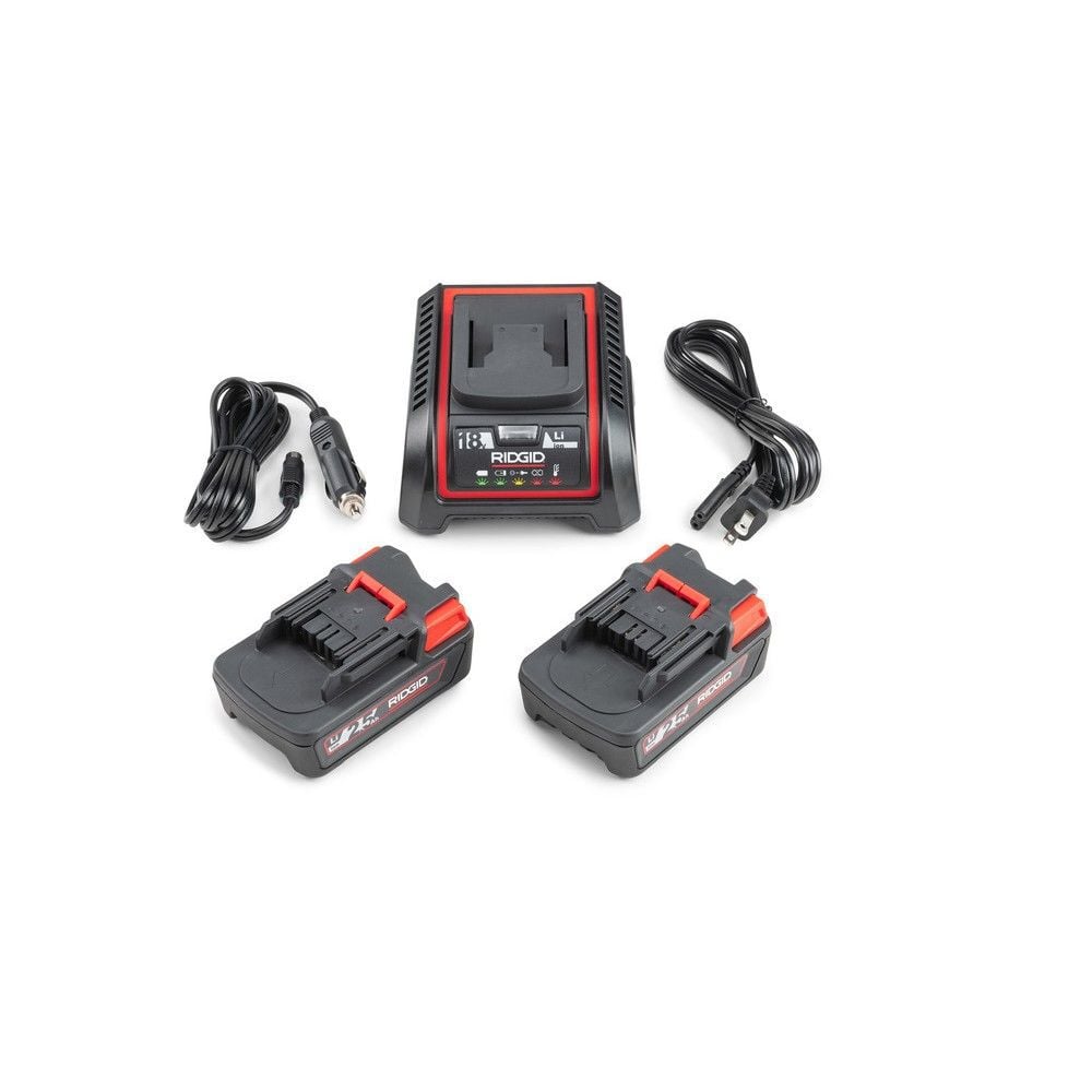 Ridgid 18V 2.5 Ah Lithium Battery and Charger Kit, large image number 8