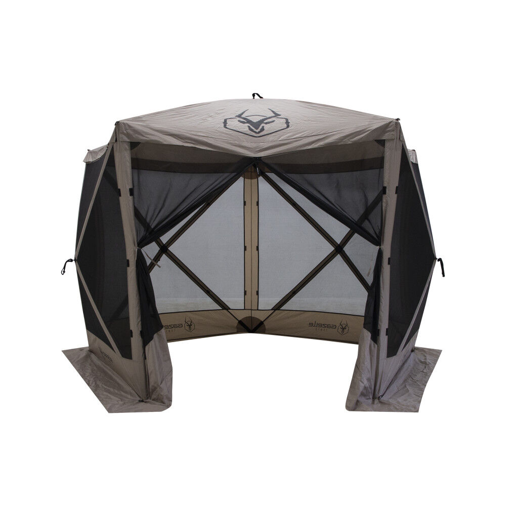 Gazelle G5 Gazebo 5 Sided Portable 115in x 106in Desert Sand, large image number 1