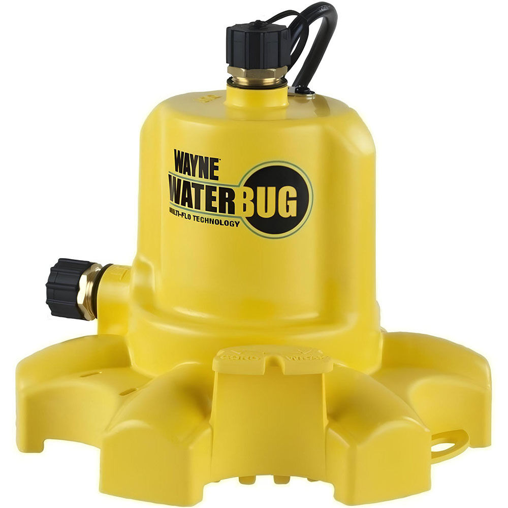 Wayne Water Systems WaterBUG Submersible Water Removal Pump with Multi-Flow Technology, large image number 1
