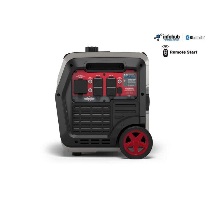 Briggs and Stratton PowerSmart Series 4500 Watt 50 State Remote Start Inverter Generator with CO Guard, large image number 1