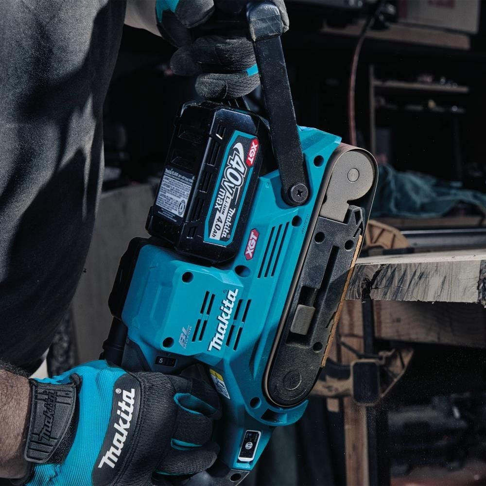 Makita 40V max XGT Brushless Cordless 3 Inch x 21 Inch Belt Sander, AWS Capable (Bare Tool), large image number 8