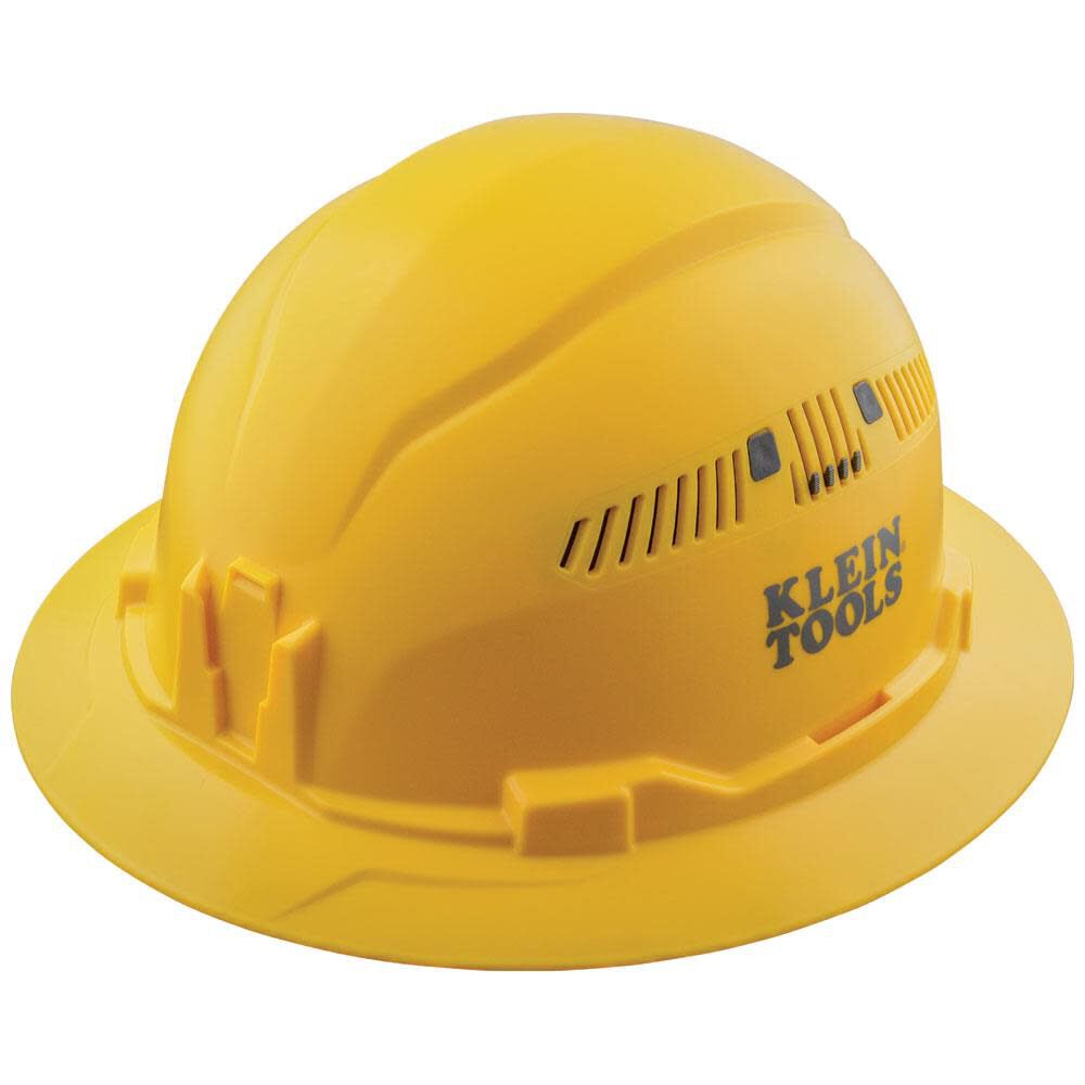 Klein Tools Hard Hat Vented Full Brim Yellow – 60262
