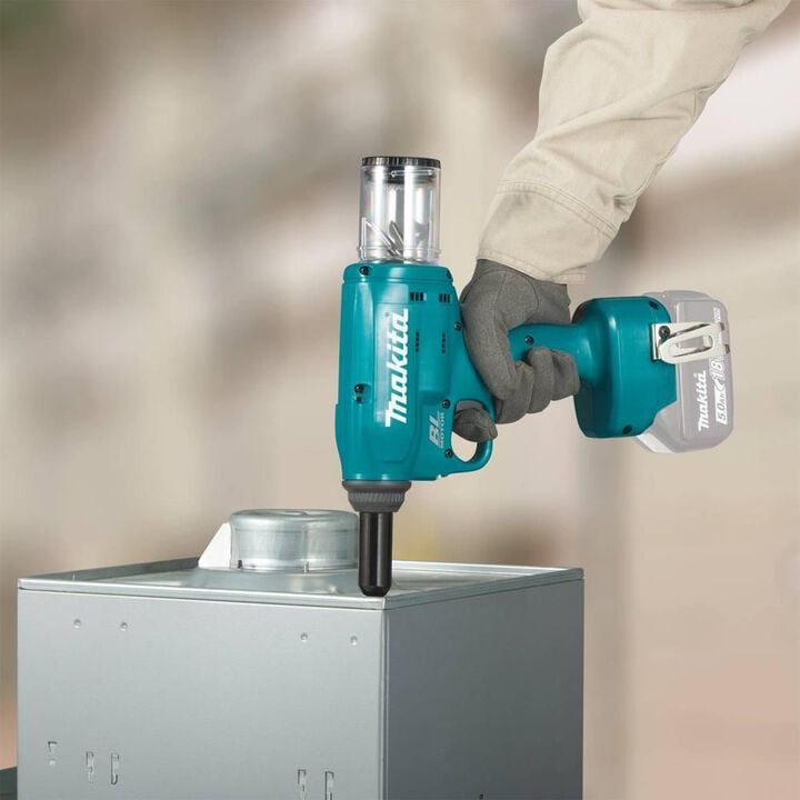 Makita 18V LXT Lithium-Ion Brushless 3/16in Cordless Rivet Tool (Bare Tool), large image number 7