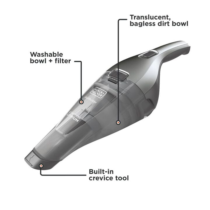 Black and Decker Li-Ion Cordless Hand Vacuum, large image number 5