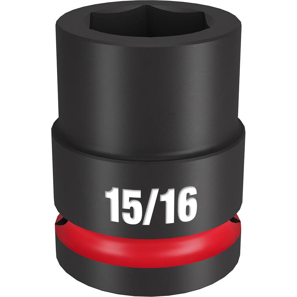 Milwaukee Impact Socket 3/4in Drive 15/16in Standard 6 Point, large image number 1