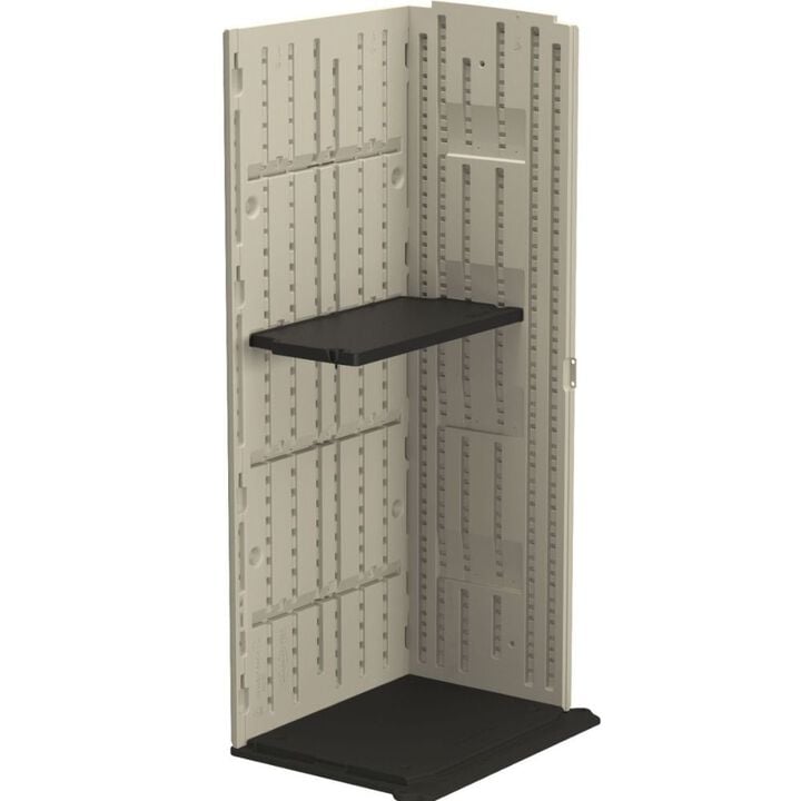 Suncast 27.75 Inch x 14.5 Inch x 1.25 Inch Vertical Shed Shelf, Black, large image number 3