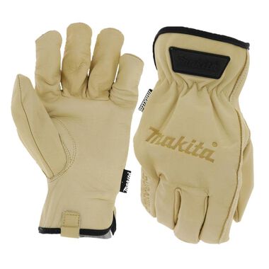 Makita Driver Gloves Genuine Leather Cow Large