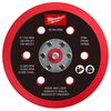 Milwaukee 6 Inch Hook and Loop Sander Backing Pad - Firm, small image number 1