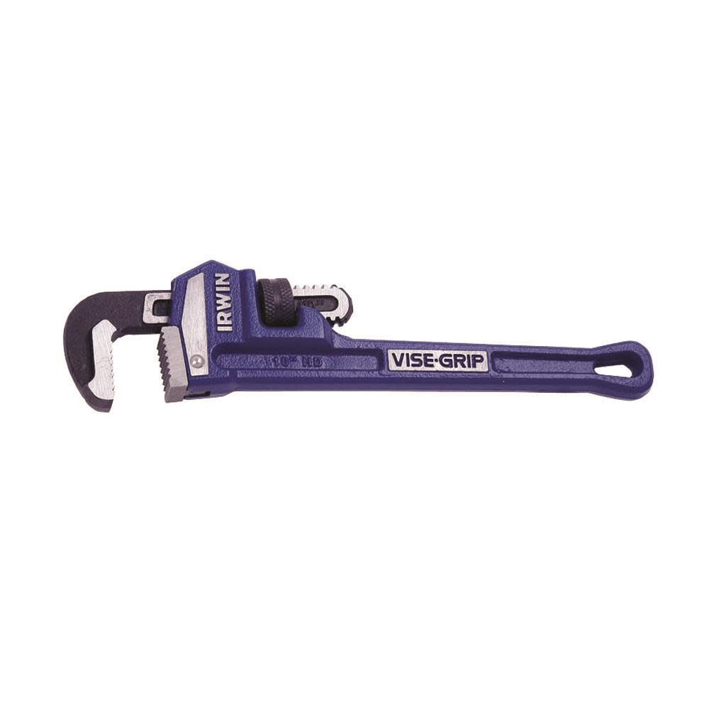 Irwin 10 In. Cast Iron Pipe Wrench, large image number 1