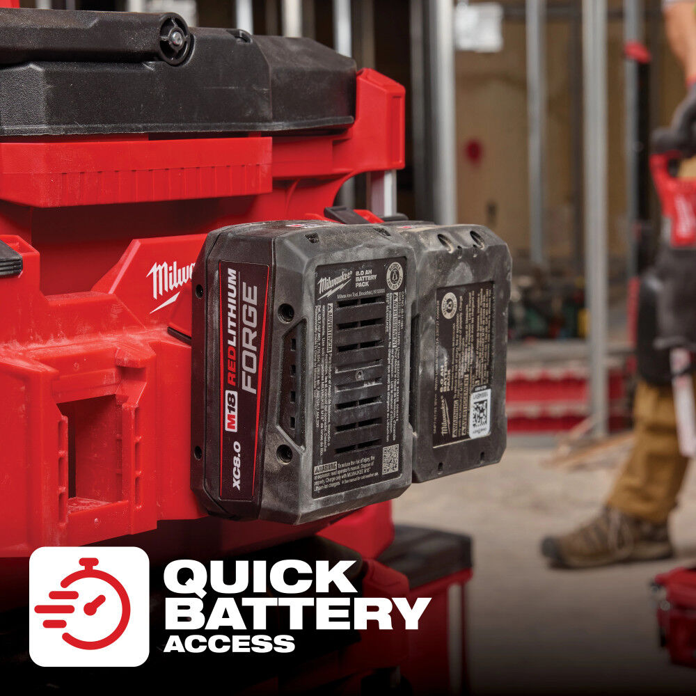 Milwaukee PACKOUT Tool Box M18 Battery Rack Attachment, large image number 9