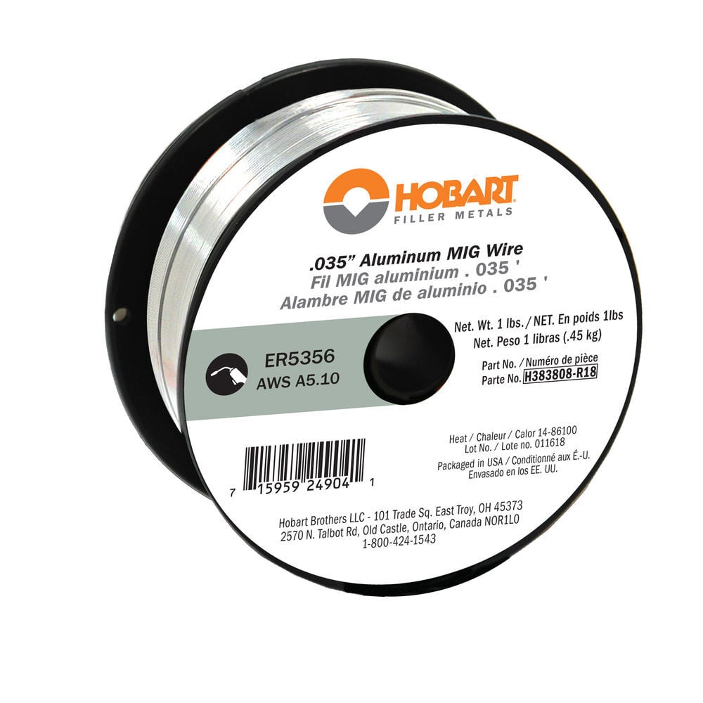 Hobart ER4043 General Purpose Aluminum MIG Welding Wire 0.035in, large image number 2