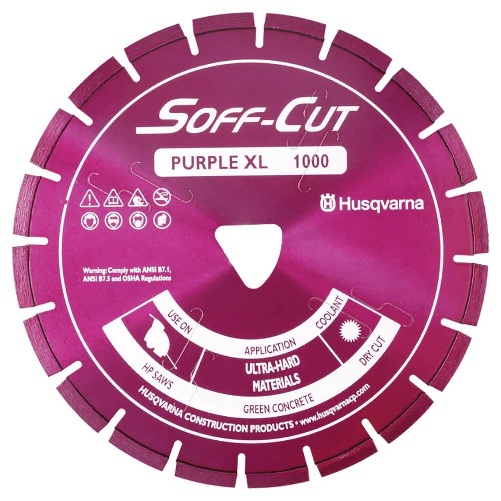 Husqvarna Construction XL6-1000 6 Inch Purple Soff-Cut