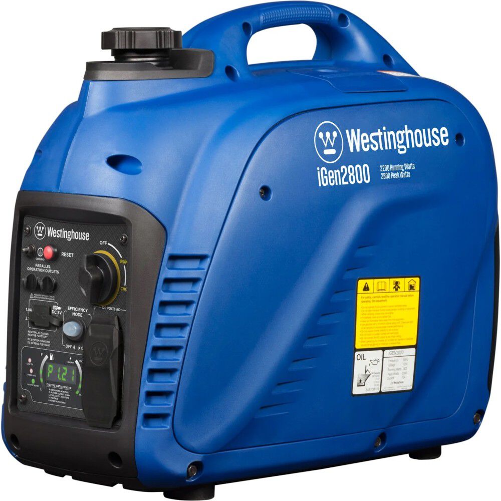 Westinghouse Outdoor Power 2,500 Watt Gas Powered 49-State Portable Inverter Generator, large image number 4