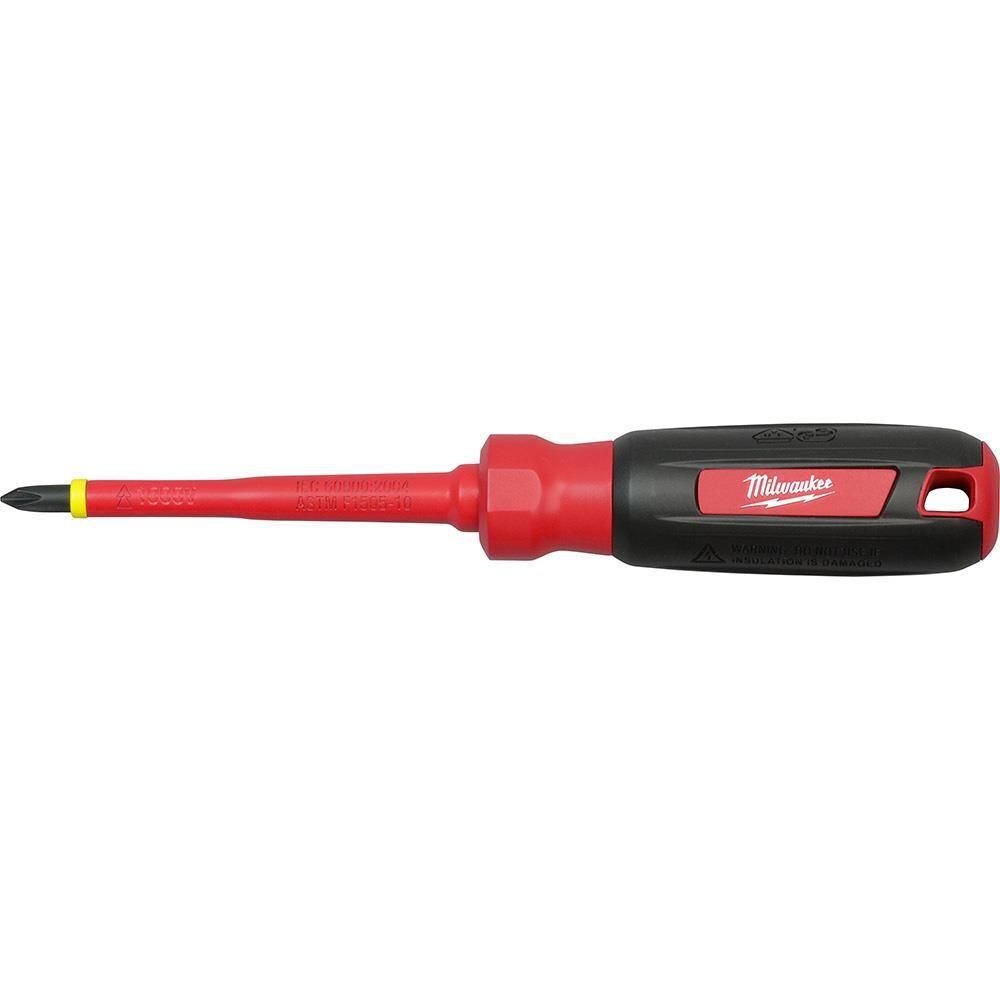 Milwaukee #2 Phillips - 4 in. 1000 V Insulated Screwdriver, large image number 7