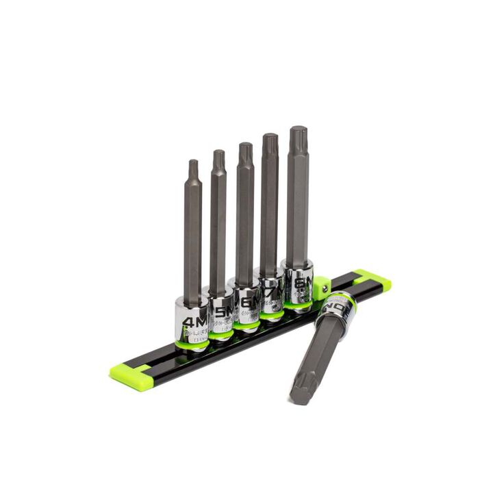 GripEdge Tools RPT 3/8 Inch Drive Long Hex Driver Set Metric 6 Pieces, large image number 2