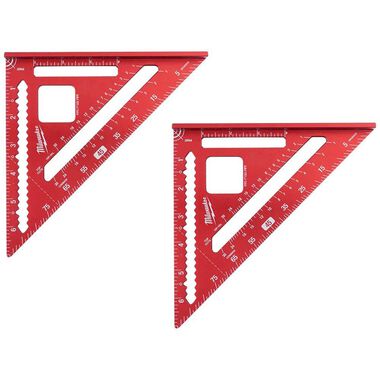 Milwaukee 7 Inch Rafter Square, 2 Pack