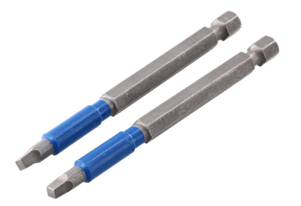 Wiha TerminatorBlue Impact Bit 3 1/2in Square #2 2pk, large image number 1