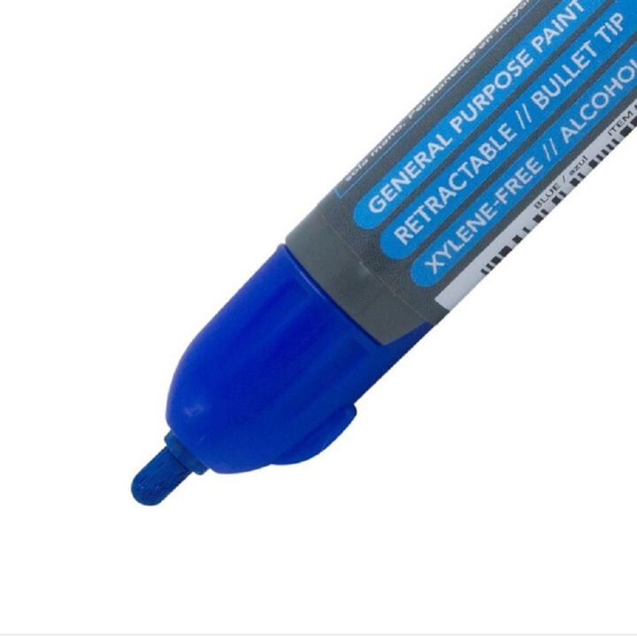 FARO Saber Retractable Paint Marker, Blue, 6 Pack, large image number 3