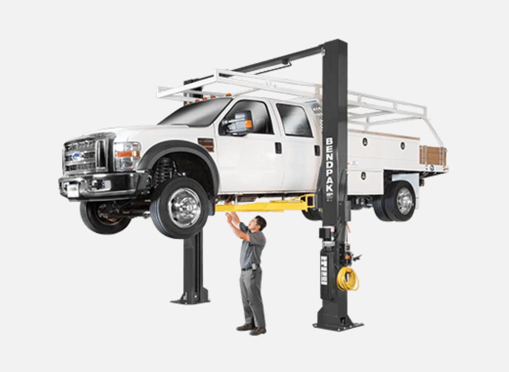 Bendpak XPR-15CL-192 Two Post Vehicle Lift 15000 lbs Capacity with Clearfloor – 5175410