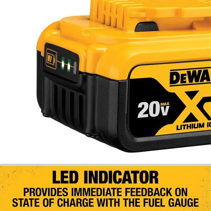 DEWALT 20V MAX 20V 5Ah Lithium Ion Power Tool Battery Pack with Fuel Indicator (2 Pack), large image number 7
