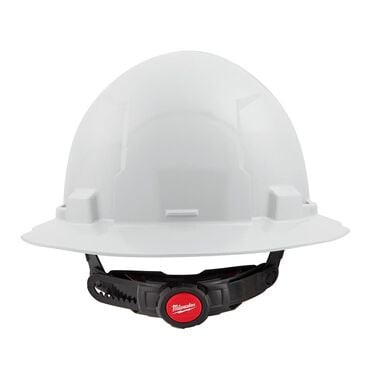 Milwaukee Milwaukee White Full Brim Hard Hat with 6pt Ratcheting Suspension Type 1 Class E, large image number 8