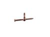 Woodpro #10 x 2-1/2 In. 1000 Hour PPG E-Coat Red Composite Deck Screws, small