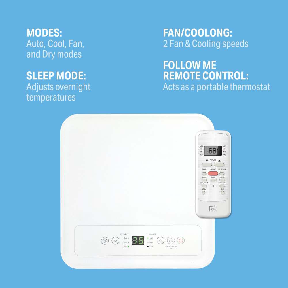 Perfect Aire 115V 10000 BTU/7100 SACC Portable Air Conditioner with Remote, large image number 6