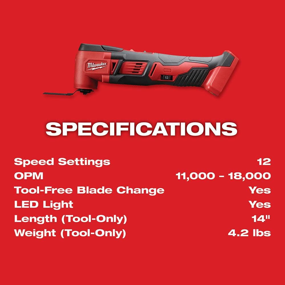 Milwaukee M18 Multi Tool Bare Tool 2626 20 - Image 4