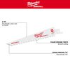 Milwaukee 6 in 8TPI Drywall SAWZALL Blades 3 Pack, small image number 4