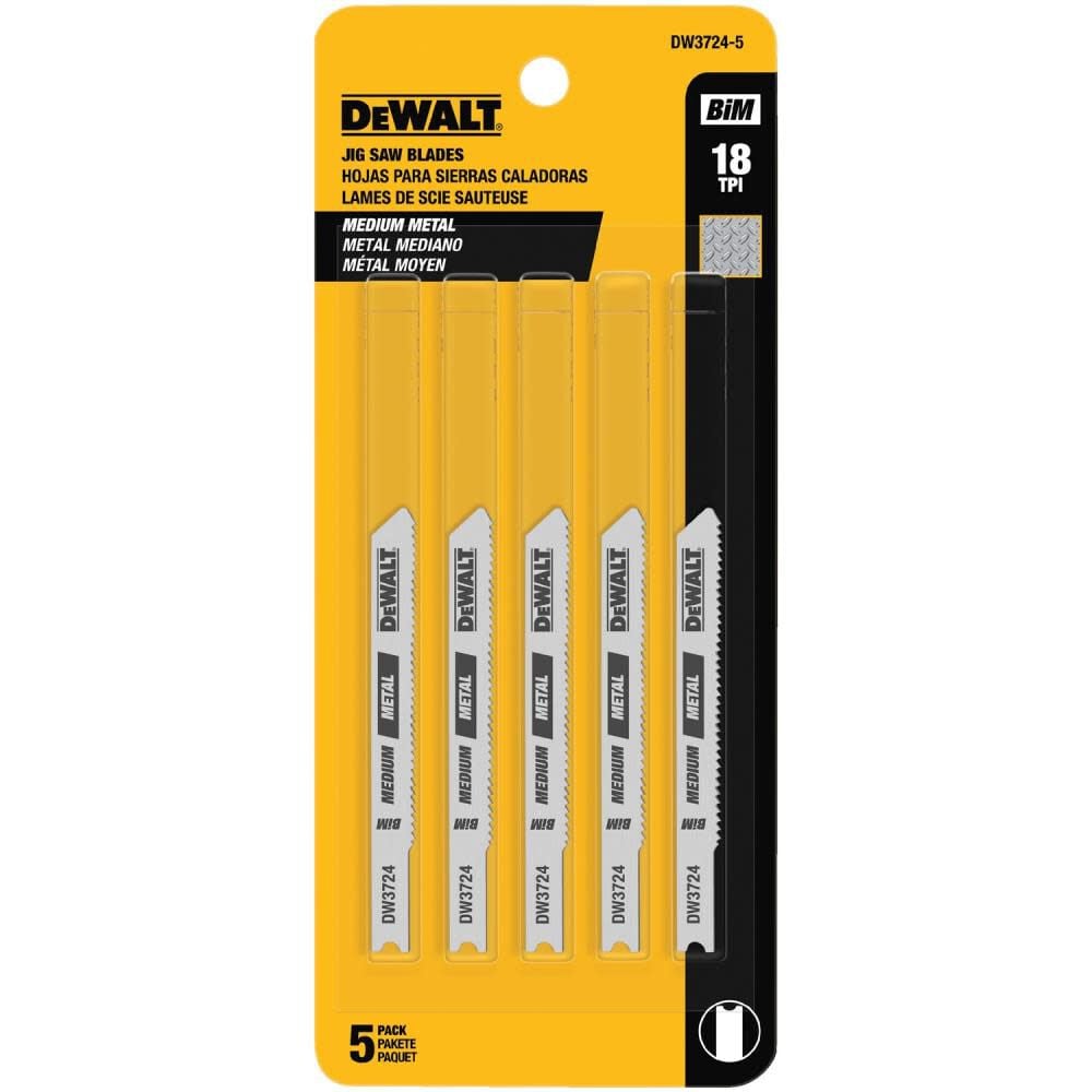 DEWALT 3-in 18 TPI U-Shank Medium Metal-Cutting Cobalt Jig Saw Blade, large image number 2