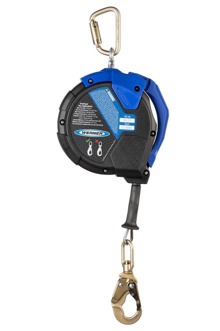 Werner 50' Max Patrol Self-Retracting Lifeline Galvanized Cable, large image number 1