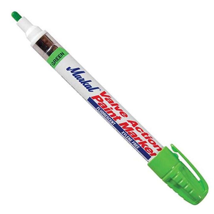 Markal Paint-Riter Valve Action 1/8 Inch Tip Liquid Paint Marker Green