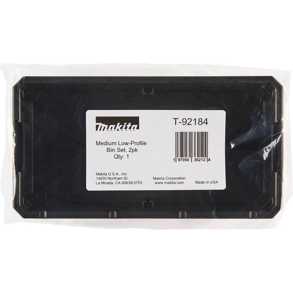 Makita MAKTRAK Low-Profile Medium Organizer Bin Set 2 Pieces, large image number 3