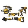 DEWALT 20V MAX 5Ah 5-Tool Combo Kit, small image number 1