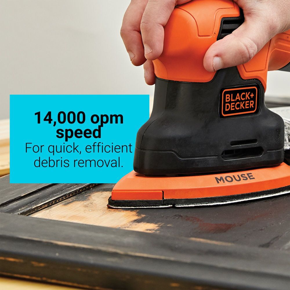 Black and Decker Mouse 1.2 Amp Electric Detail Sander, large image number 4