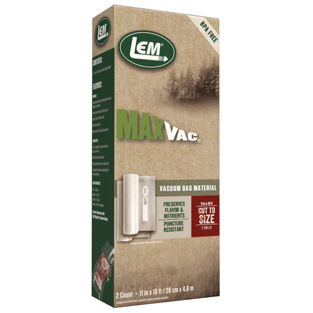 Freshlocker Vacuum Sealer Bags LEM MaxVac 500 Commercial Grade