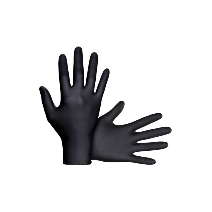 SAS Safety Raven Nitrile Gloves Disposable Powder-Free 100 pc - Medium - 66517