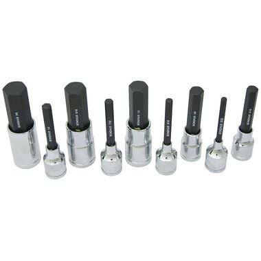Bondhus 9pc 2In Socket Hex Bit Set