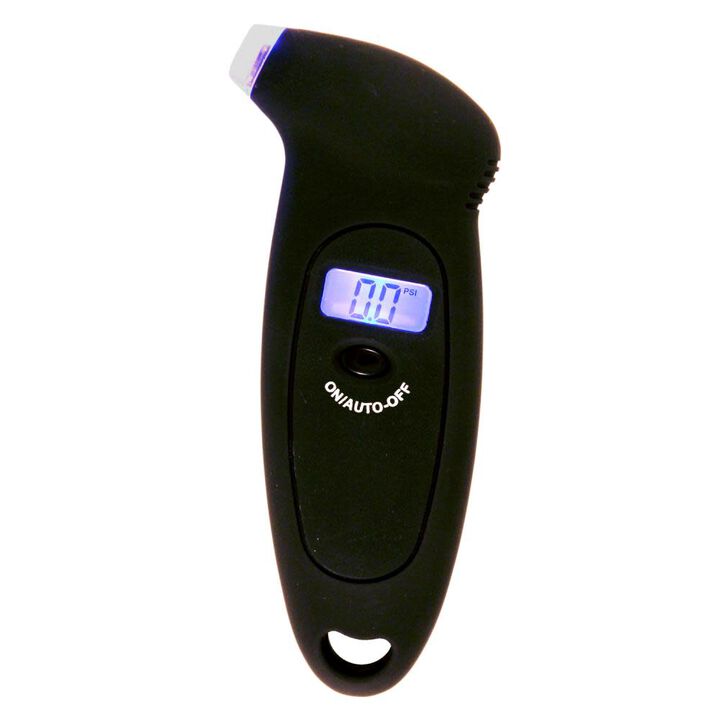 Milton EXELAIR Digital Tire Gauge, LED Light Tip, 5-100 PSI