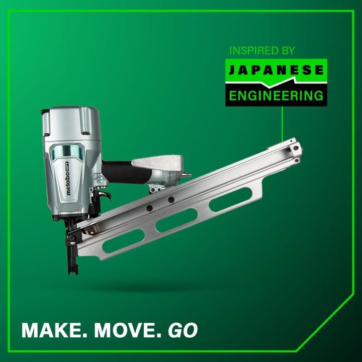 Metabo HPT 3 1/4in 21 Degree Pneumatic Framing Nailer with Aluminum Magazine, large image number 10