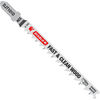 Diablo Tools 4in 6 TPI HiCarb Steel T-Shank Jig Saw Blades for Fast Cuts, small image number 1