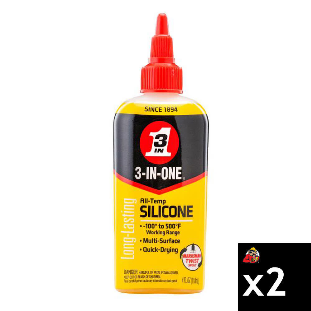3-In-One All-Temperature Silicone Drip Oil, 4oz, 2 Pack – 12000