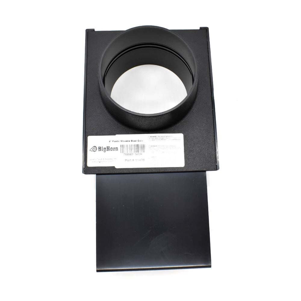 Big Horn 4 Inch Plastic Movable Blast Gate For Dust Collection Systems – 11438