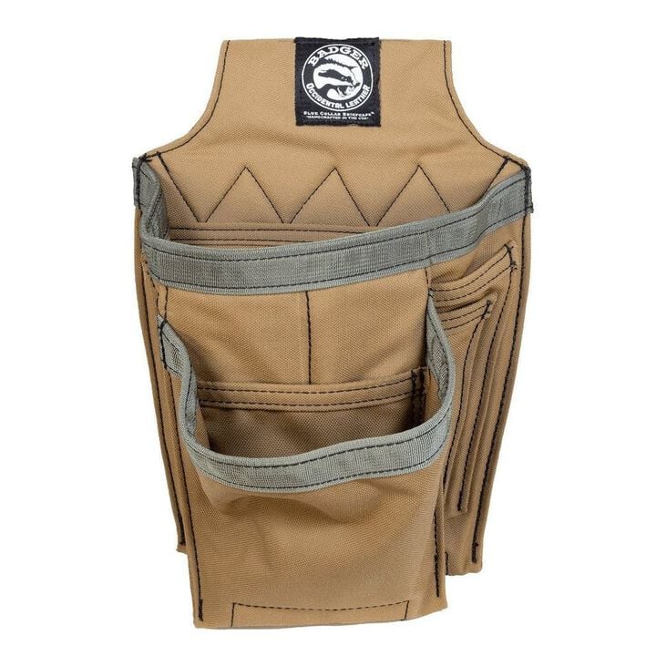 Badger Tool Belts Trimmer Fastener Bag Sawdust Sage