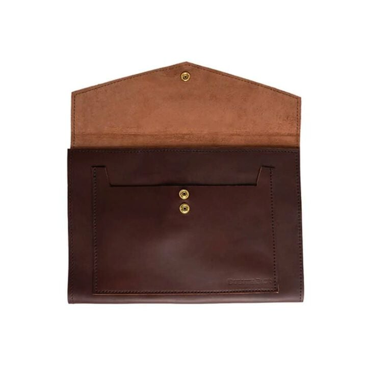 Duluth Pack Brown Leather Business Portfolio, large image number 2